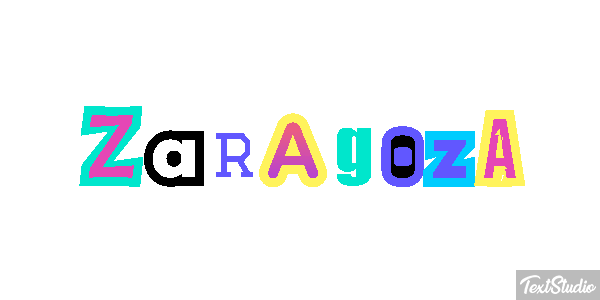 Zaragoza Effet de texte