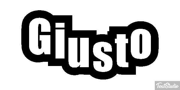 Giusto Text effect