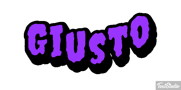 Giusto Text effect