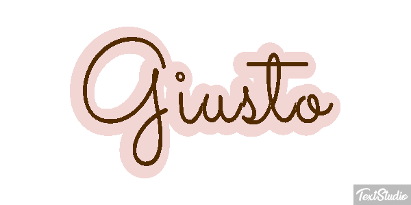 Giusto Text effect
