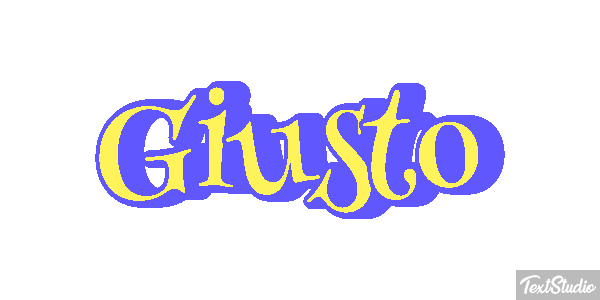 Giusto Text effect