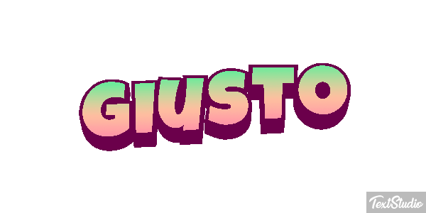 Giusto Text effect
