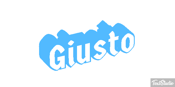 Giusto Text effect