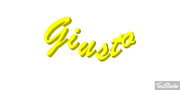Giusto Text effect