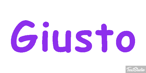 Giusto Text effect