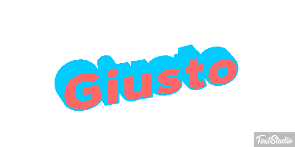 Giusto Text effect