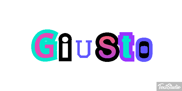 Giusto Text effect