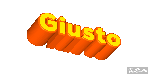 Giusto Text effect