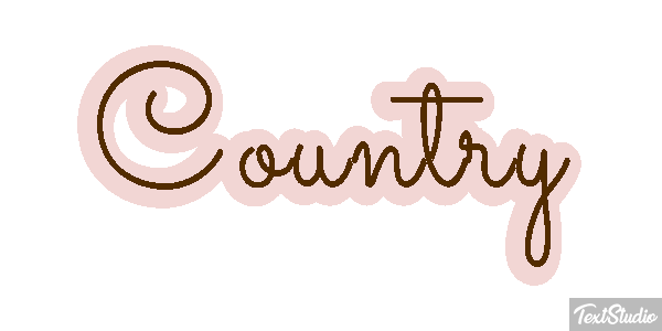 Country Efeito do texto