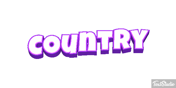 Country Efeito do texto