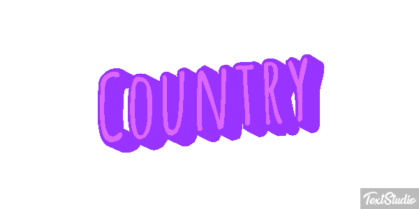 Country Efeito do texto