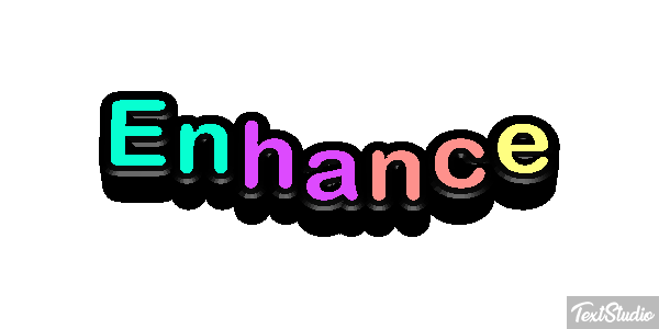 Enhance Efecto de texto