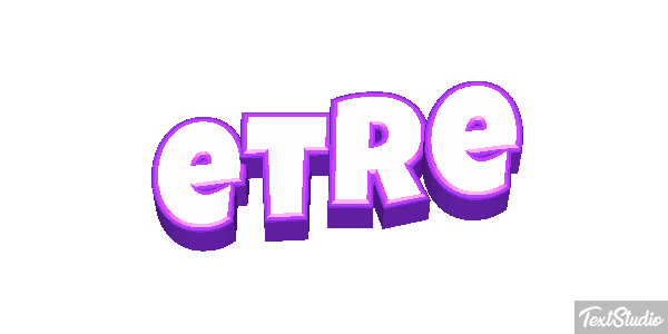 être Effet de texte