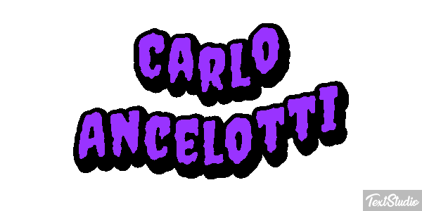 Carlo Ancelotti Text effect