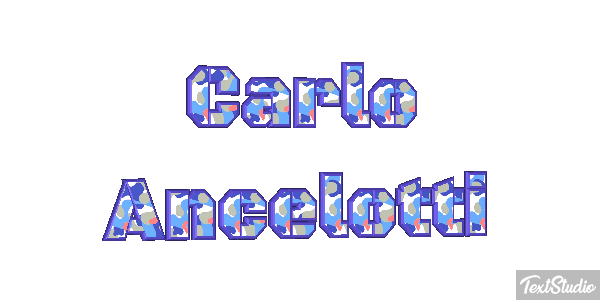 Carlo Ancelotti Text effect