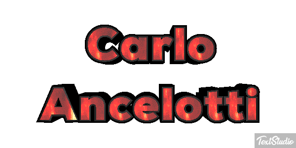 Carlo Ancelotti Text effect