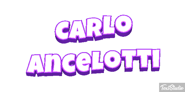 Carlo Ancelotti Text effect