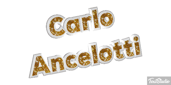 Carlo Ancelotti Text effect