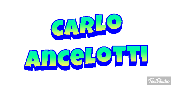 Carlo Ancelotti Text effect
