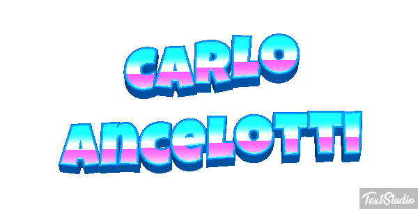 Carlo Ancelotti Text effect