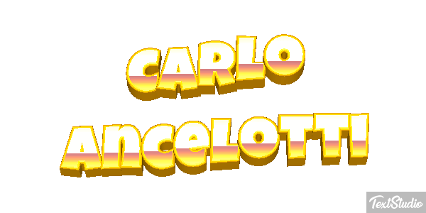 Carlo Ancelotti Text effect