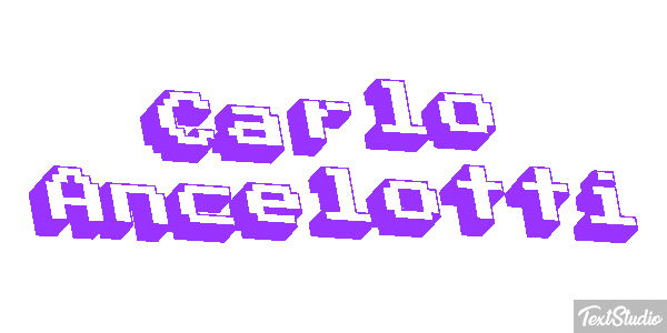 Carlo Ancelotti Text effect