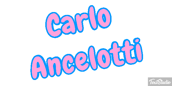 Carlo Ancelotti Text effect
