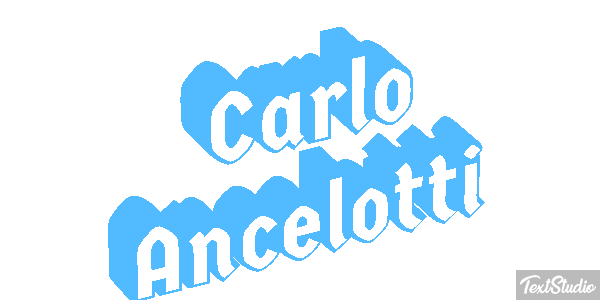 Carlo Ancelotti Text effect