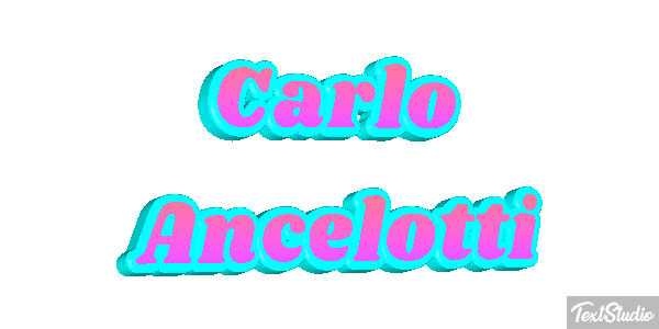 Carlo Ancelotti Text effect