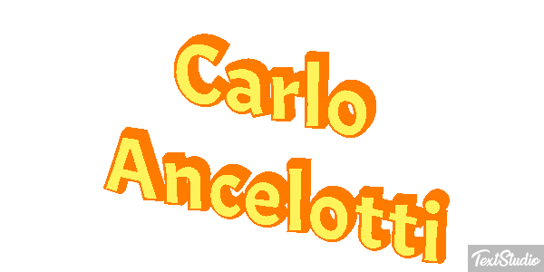 Carlo Ancelotti Text effect