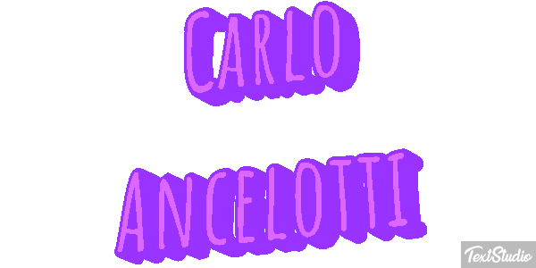 Carlo Ancelotti Text effect