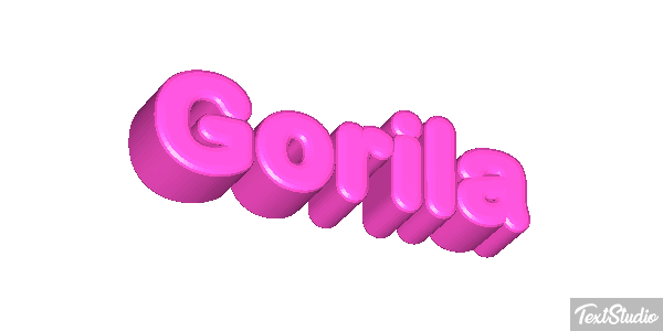 Gorila テキスト効果