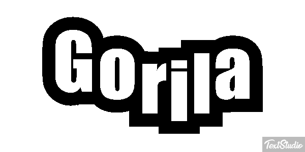 Gorila テキスト効果