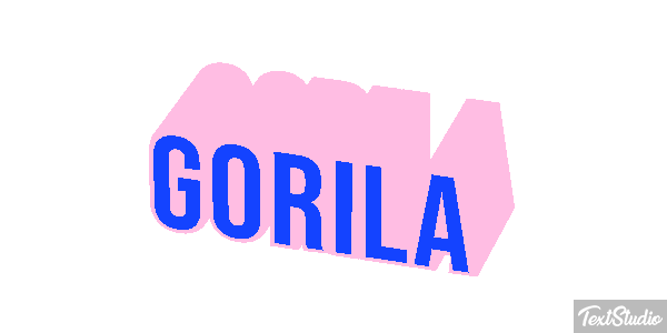 Gorila テキスト効果