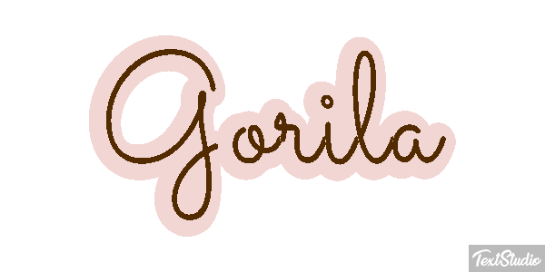 Gorila テキスト効果