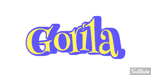 Gorila テキスト効果