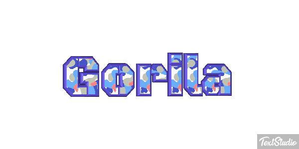 Gorila テキスト効果