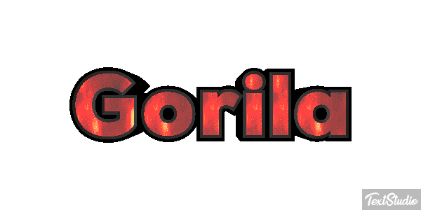 Gorila テキスト効果