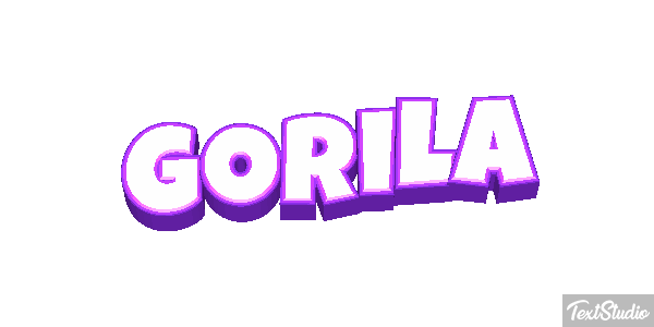 Gorila テキスト効果
