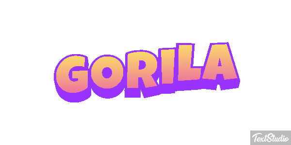 Gorila テキスト効果