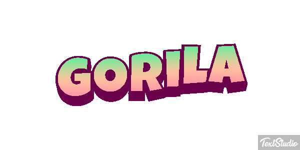 Gorila テキスト効果