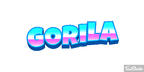 Gorila テキスト効果