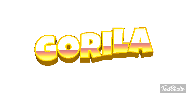 Gorila テキスト効果