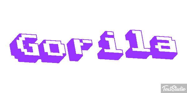 Gorila テキスト効果