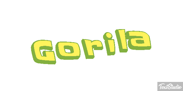 Gorila テキスト効果
