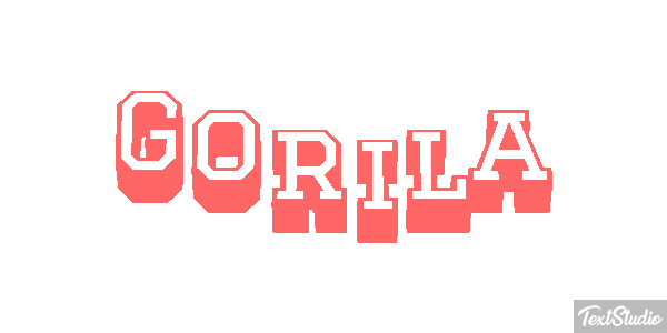 Gorila テキスト効果