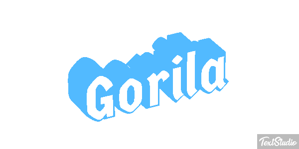 Gorila テキスト効果