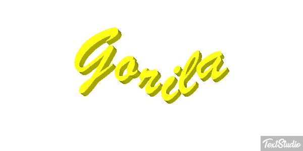 Gorila テキスト効果