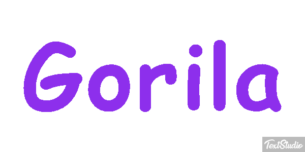 Gorila テキスト効果