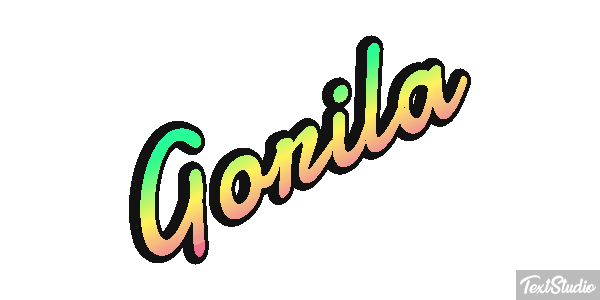 Gorila テキスト効果